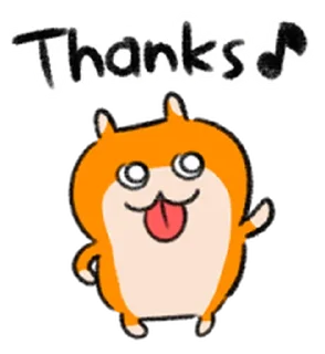 ⭐ emoji 英語でちゅ！クソハムちゃん @moe_sticker_bot Telegram sticker 17 of 40