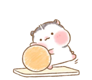 🐹 emoji @ikmut ₍ᐢ.  ̫.ᐢ₎ Telegram sticker 11 of 24
