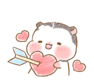 🐹 emoji @ikmut ₍ᐢ.  ̫.ᐢ₎ Telegram sticker 20 of 24