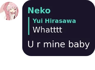 Sticker from Yui's sticker pack