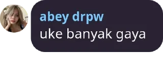 Sticker from abey