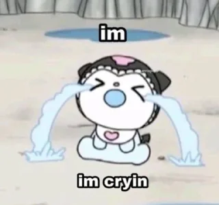 😭 emoji Your stickers - @my_stckers_bot Telegram sticker 24 of 45