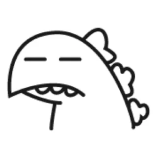🦖 emoji 小恐龙高清版 Telegram sticker 11 of 16