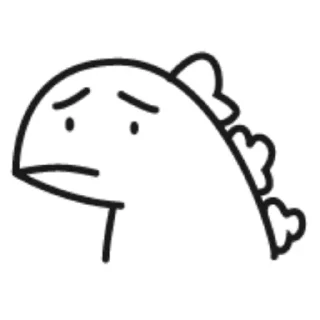 🦖 emoji 小恐龙高清版 Telegram sticker 13 of 16