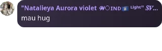 🔃 emoji Fams natalieya Aurora violet pack by @QuotLyBot Telegram sticker 7 of 34