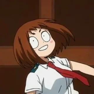 🙃 emoji Cik uraraka Telegram sticker 21 of 40