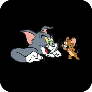 🪐 emoji Tom and Jerry 😼🐭 @stickers_galleryy Telegram sticker 13 of 20