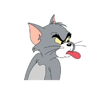 🐱 emoji Tom and Jerry 😼🐭 @stickers_galleryy Telegram sticker 16 of 20