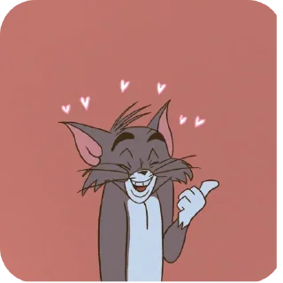 📖 emoji Tom and Jerry 😼🐭 @stickers_galleryy Telegram sticker 11 of 20
