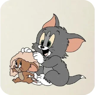 🐦 emoji Tom and Jerry 😼🐭 @stickers_galleryy Telegram sticker 5 of 20