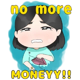 💸 emoji chibis Telegram sticker 7 of 13