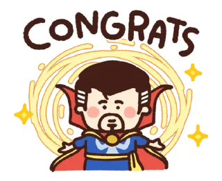 Sticker from Marvel Chibis @AnimeLibrary_Stickers