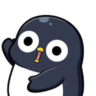 ⭐ emoji 胖鯊魚鯊西米★表情貼~扭來扭去 @moe_sticker_bot Telegram sticker 12 of 40