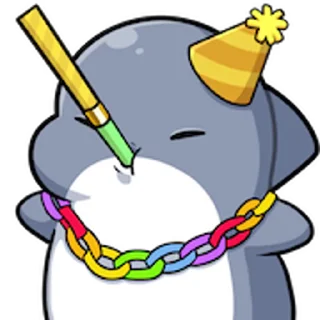 ⭐ emoji 胖鯊魚鯊西米★表情貼~嗨翻天 @kal_pc Telegram sticker 17 of 40