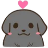 🐶 emoji ₊ . ˚ @sweepybunnies . . ⊹° ഒ Telegram sticker 1 of 40