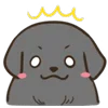 🐶 emoji ₊ . ˚ @sweepybunnies . . ⊹° ഒ Telegram sticker 21 of 40