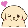 🐶 emoji ₊ . ˚ @sweepybunnies . . ⊹° ഒ Telegram sticker 13 of 40