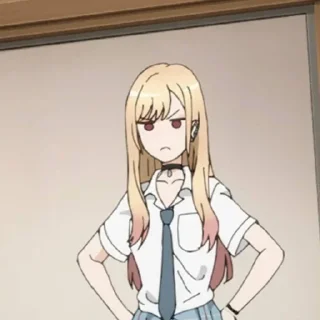 😡 emoji Low quality Marin { @ichibanStickers56 } — @stckrRobot Telegram sticker 3 of 49