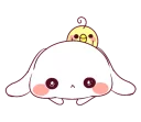 😞 emoji Ultra-small rabbit @tikelku Telegram sticker 6 of 41