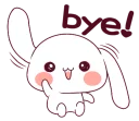👋 emoji Ultra-small rabbit @tikelku Telegram sticker 5 of 41