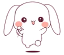 😃 emoji Ultra-small rabbit @tikelku Telegram sticker 19 of 41