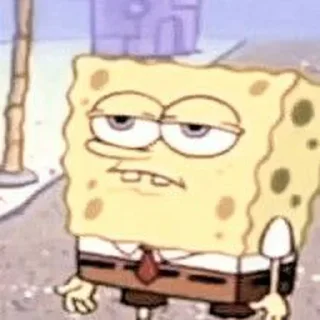 🧽 emoji ˖ ★ 🧽 spongebob @indomiecs︐ Telegram sticker 16 of 44