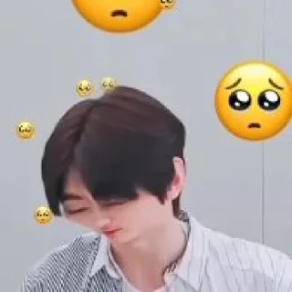🐮 emoji Sunghoon (성훈) ENHYPEN@aestheticstikerpack Telegram sticker 12 of 40