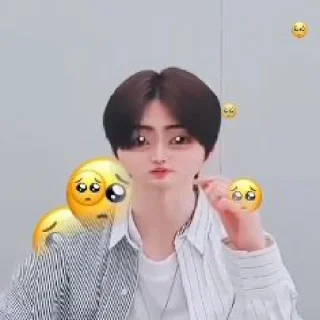 🐮 emoji Sunghoon (성훈) ENHYPEN@aestheticstikerpack Telegram sticker 11 of 40