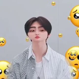 🐮 emoji Sunghoon (성훈) ENHYPEN@aestheticstikerpack Telegram sticker 19 of 40