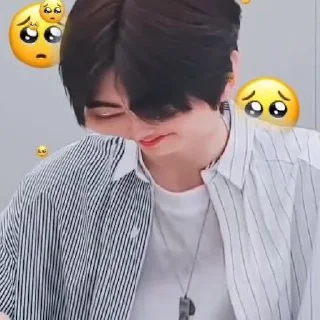 🐮 emoji Sunghoon (성훈) ENHYPEN@aestheticstikerpack Telegram sticker 13 of 40