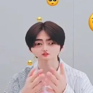 🐮 emoji Sunghoon (성훈) ENHYPEN@aestheticstikerpack Telegram sticker 7 of 40