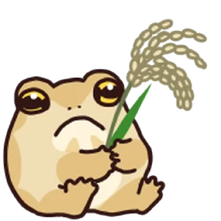 ⭐ emoji Japanese tree frog Emoji 2 @moe_sticker_bot Telegram sticker 5 of 40