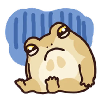 ⭐ emoji Japanese tree frog Emoji 2 @moe_sticker_bot Telegram sticker 15 of 40