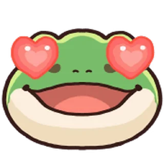 ⭐ emoji Japanese tree frog Emoji 2 @moe_sticker_bot Telegram sticker 19 of 40