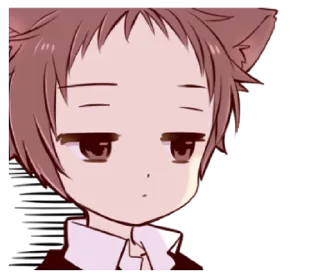 Sticker from ⋆ Naughty Cat Ear Boy 2 ࿈ @petiteyeux ♡%