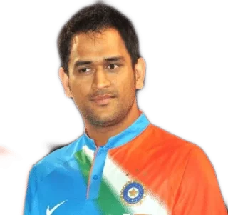 🇮🇳 emoji MS DHONI @THE_FRIENDS_ADDA — @stckrRobot Telegram sticker 19 of 120