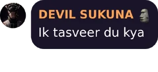🙂 emoji DEVIL SUKUNA 🗿's sticker pack (@Mikasa_Ackr_bot) Telegram sticker 1 of 39