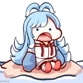 Sticker from Kobo Kanaeru • @xxyuji • @Grup_Anime_Chat