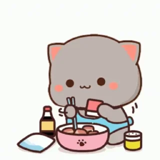 🧑‍🍳 emoji Goma mochi vdo @sparkling_vibes Telegram sticker 22 of 31