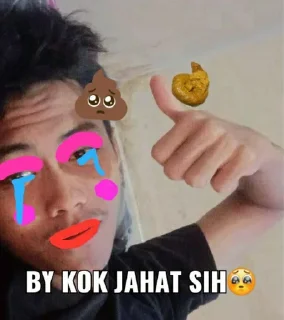 💩 emoji ASANJING SLAYY Telegram sticker 9 of 16
