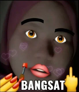 🖕 emoji ASANJING SLAYY Telegram sticker 12 of 16