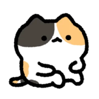 Sticker from calico cat move Emoji_kal