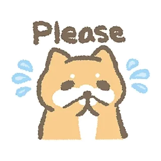☕ emoji Calico Cat & Shiba Inu Dog (Daily Life) (by Jacqueline) Telegram sticker 7 of 24