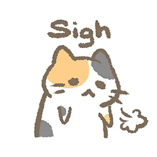 ☕ emoji Calico Cat & Shiba Inu Dog (Daily Life) (by Jacqueline) Telegram sticker 17 of 24