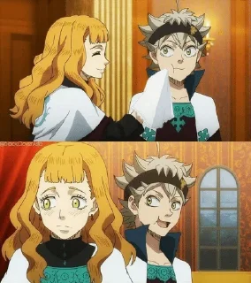 🤔 emoji Black Clover... @xvieravelyn — @stckrRobot Telegram sticker 23 of 87