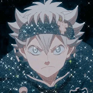 🤔 emoji Black Clover... @xvieravelyn — @stckrRobot Telegram sticker 3 of 87