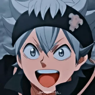 🤔 emoji Black Clover... @xvieravelyn — @stckrRobot Telegram sticker 4 of 87