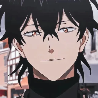 🤔 emoji Black Clover... @xvieravelyn — @stckrRobot Telegram sticker 19 of 87