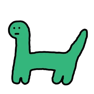 💬 emoji 자비없고 잔인한 브라키오 By @KakaoEmoticon Telegram sticker 13 of 24