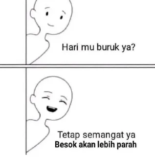 Sticker from meme ketawa, sedih, tak lep